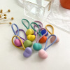 Children's elastic ponytail, cartoon hair rope, with little bears