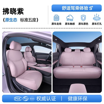 Suitable for 26 Models of Xpeng M03 All-Inclusive Seat Cushions, Universal Seat Covers for All Seasons, Car Interior Decoration Accessories, M03 Accessories 25 (Seat cushion, seat cover) - upgraded-invisible-model-xpeng-m03-dawn-purple-full-car-set-xpeng-m03-26-models