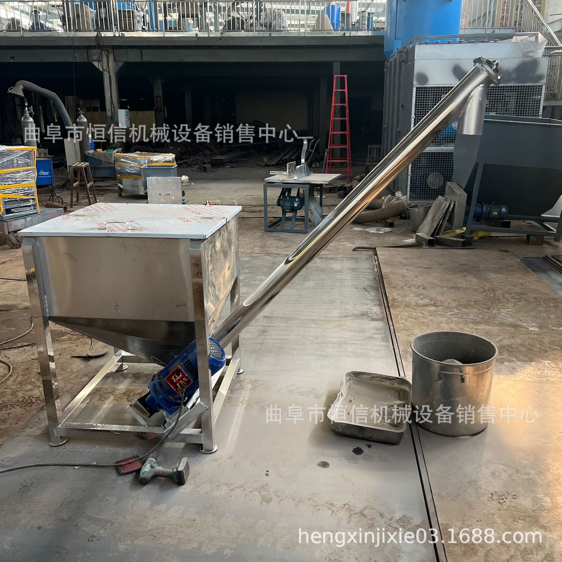 家禽饲料颗粒粉末螺旋输送机zcjb 滑石粉蛟龙式螺旋上料机直供