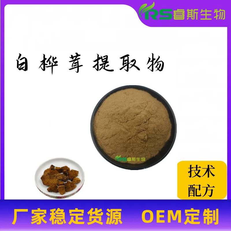 白桦茸提取物 10:1 白桦茸多糖30% 水溶性植提原料粉  植物厂家