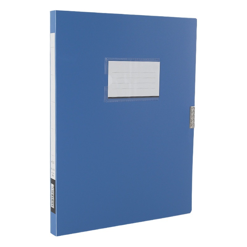 Thickened A4 File Box File Information Box Document Organization Storage Box Office Supplies Contract File Bag Wholesale