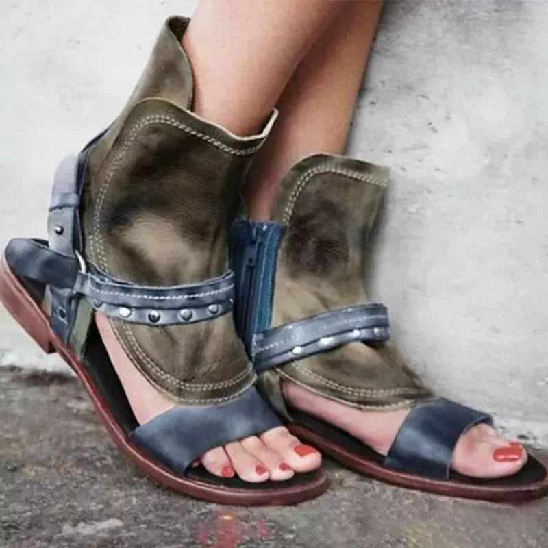 Европейская и американская новая женская обувь 40-43 больших размеров плоские сандалии с открытыми пальцами