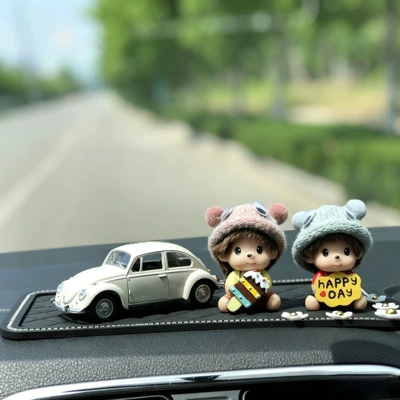 Car ornaments – Interior Supplies Balloon Women - ice-cream-happy-qiqi-car-big-diamond-cushion