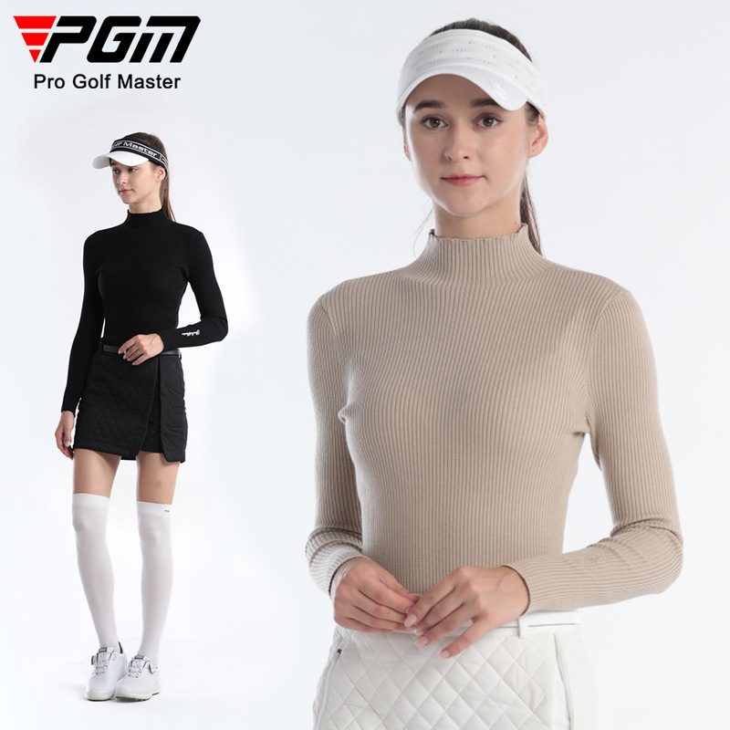PGM golf clothing women's sweater bottoming shirt autumn and winter warm women's woolen top soft and comfortable PGM golf clothing women's sweater bottoming shirt autumn and winter warm women's woolen top soft and comfortable