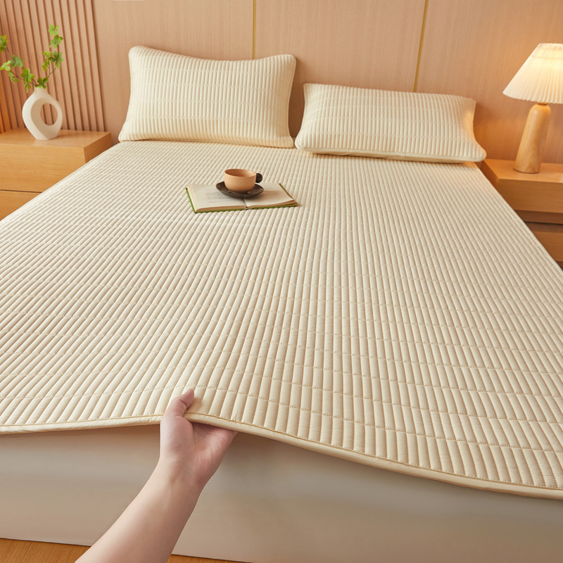Colchón de cama de dormitorio doméstico impermeable delgado colchón antideslizante cojín protector de cama cojín antideslizante edredón de dormitorio de estudiantes
