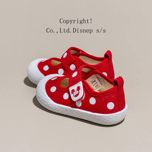 Disney/迪士尼 女童宝宝学步鞋新款春季包头透气魔术贴休闲鞋