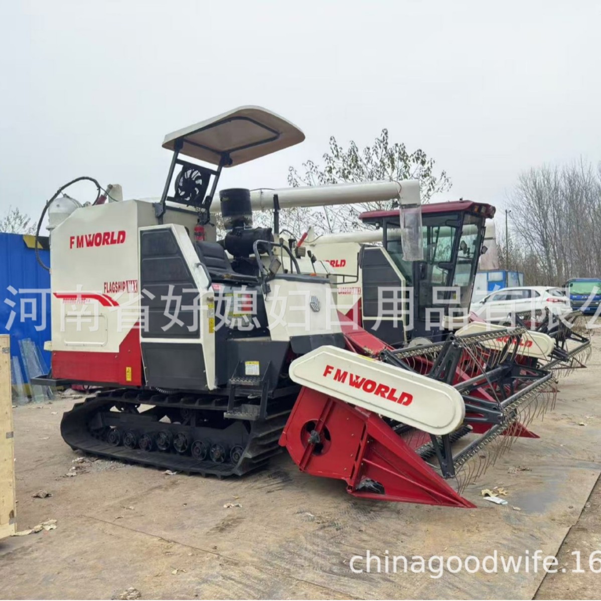 批发新旧沃得4LZ-6.0125马力小麦水稻油菜收割机