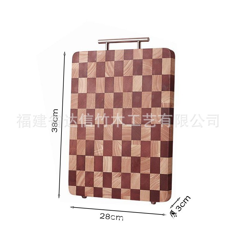Tablero de corte de ébano hogar tablero de corte de frutas y verduras tablero de corte de madera maciza tablero de corte de madera entera tablero de corte pegajoso tablero de corte sin empalme