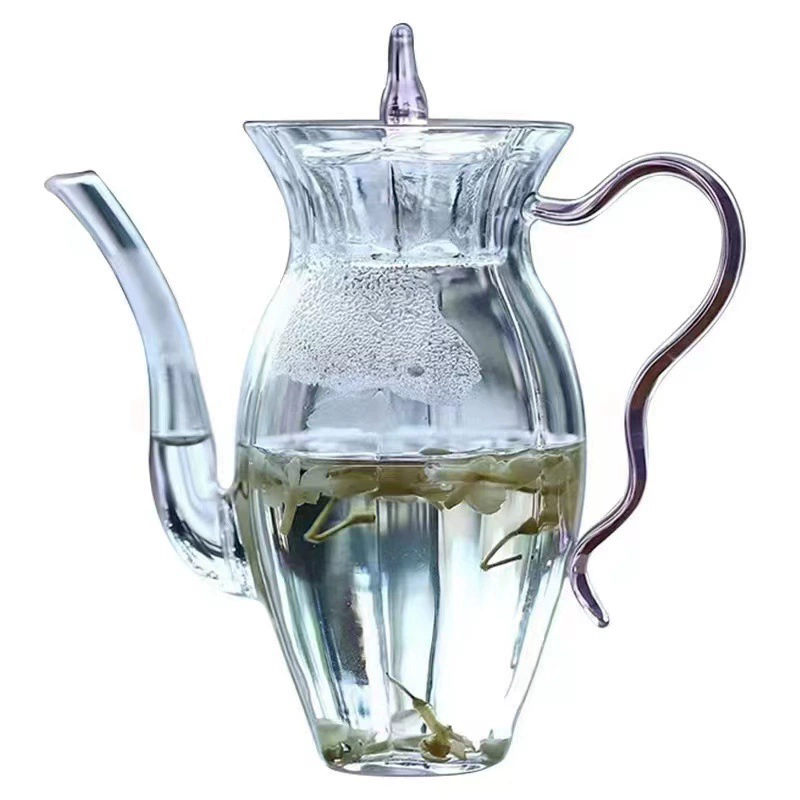 Glass teapot, iced tea, green tea