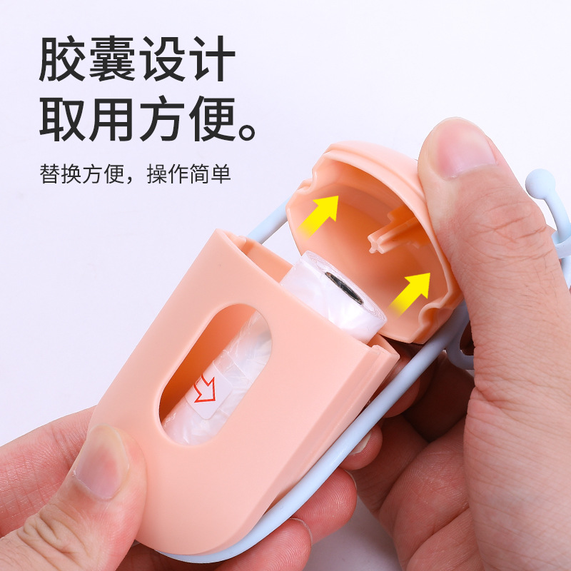 Fabricante Bala en forma de caja de basura para mascotas bolsa de perro bolsa de aseo organizador bolsa de basura en stock al por mayor