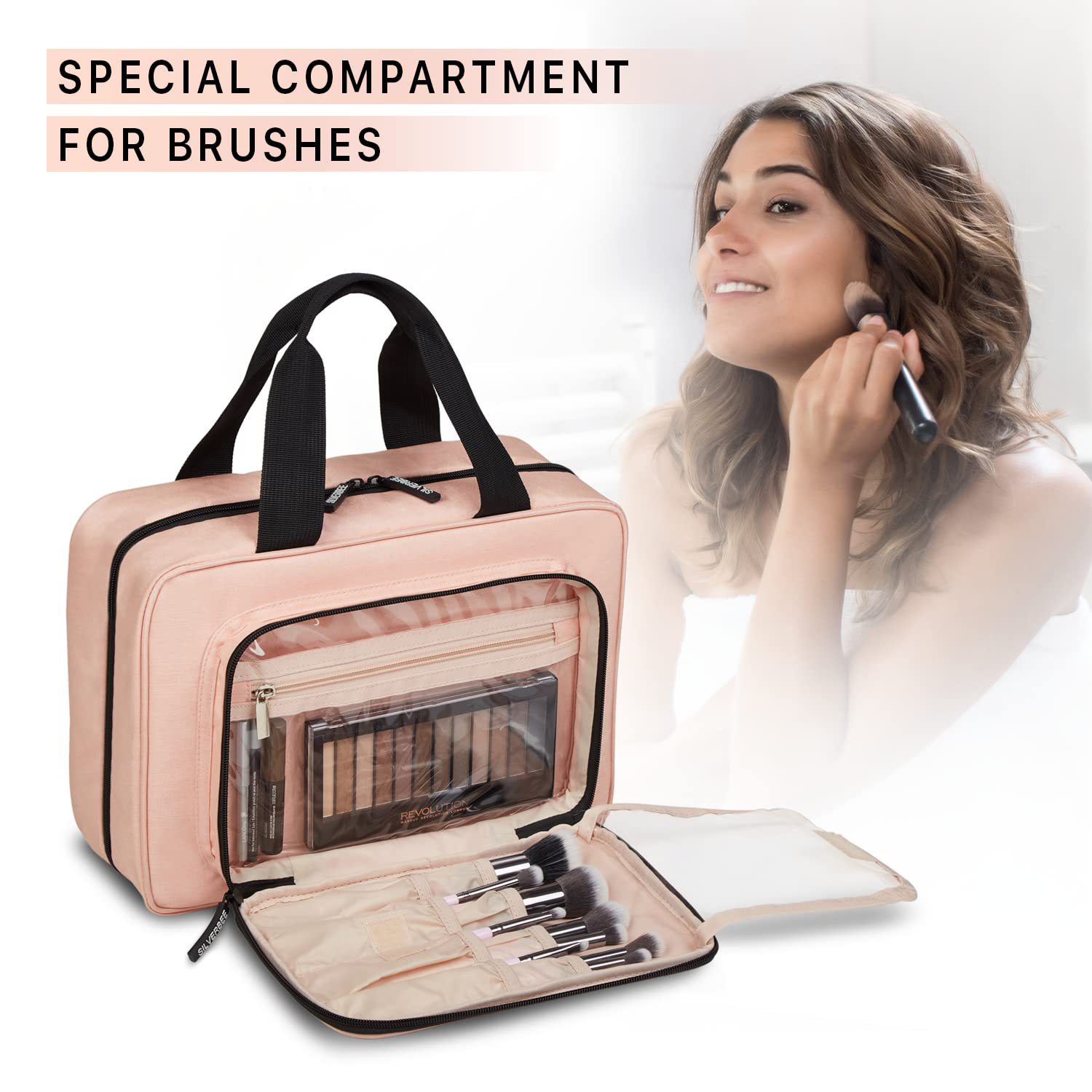 Fashion wash bag, wash bag, makeup bag, wash set with hook travel bag, storage bag travel set_voghion.com