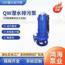 排污离心泵QW潜水排污泵工程污无堵塞污水排污泵WQ潜水污水提升泵