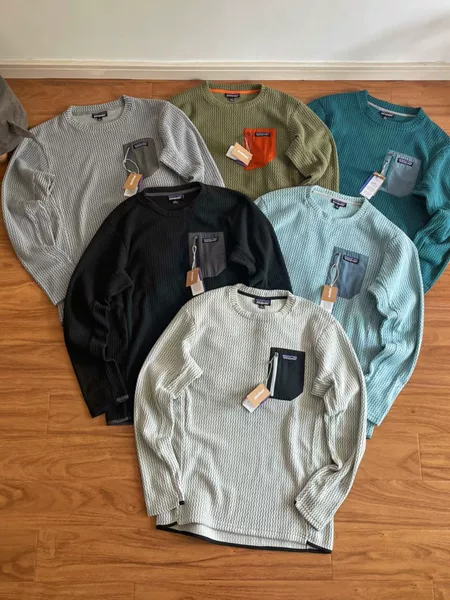 Foreign Trade Pata R1 Round Neck Fleece Sweatshirt for Spring, Autumn, and Winter, Breathable and Warm Mid-Layer Jacket