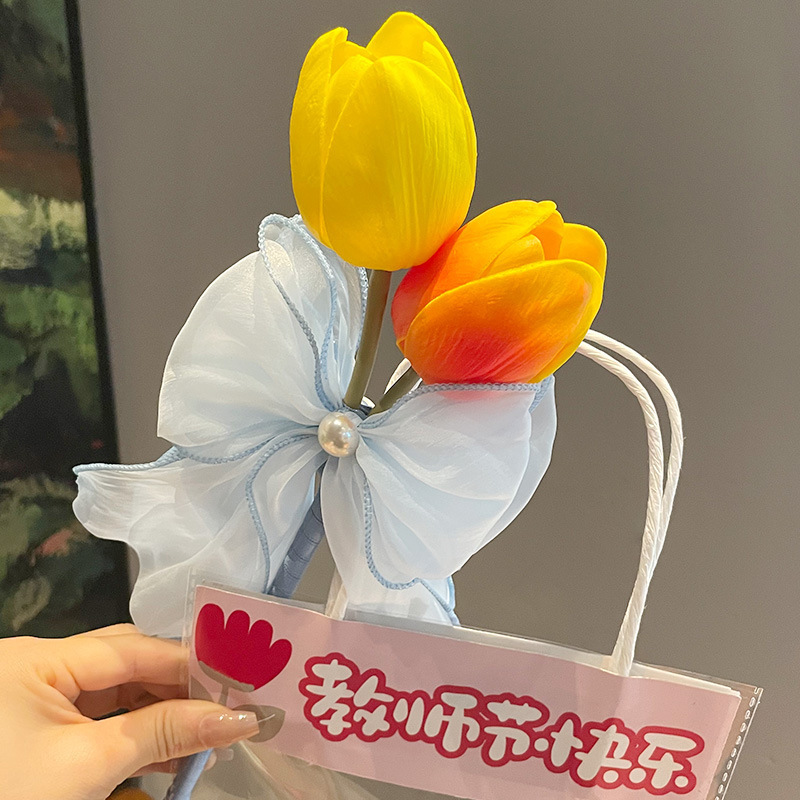 教师节送女老师实用礼物圆珠笔高档花束礼物高颜值玫瑰花签字笔|undefined