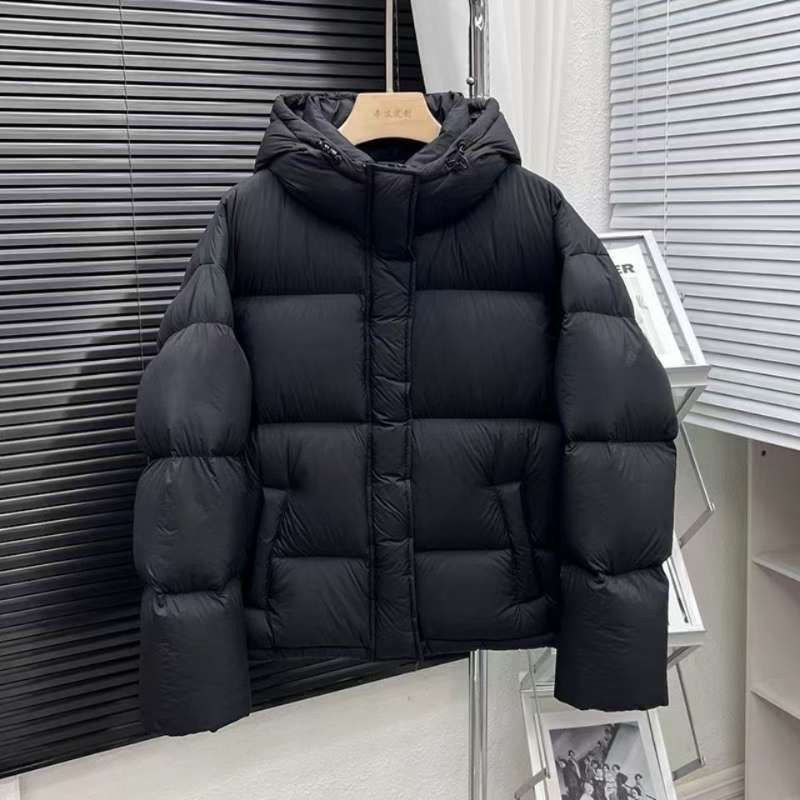 反季2025软糯泡芙羽绒服女短款新款优质白鸭绒宽松加厚面包服外套|undefined