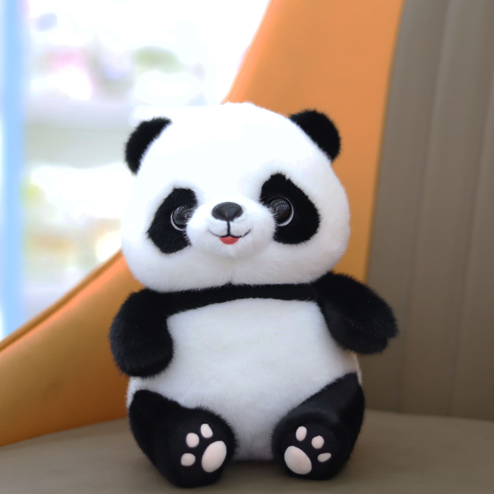 Panda muñeca de peluche juguete nacional tesoro simulación pequeña panda muñeca pequeño tamaño colgante Ragdoll niños regalo de cumpleaños
