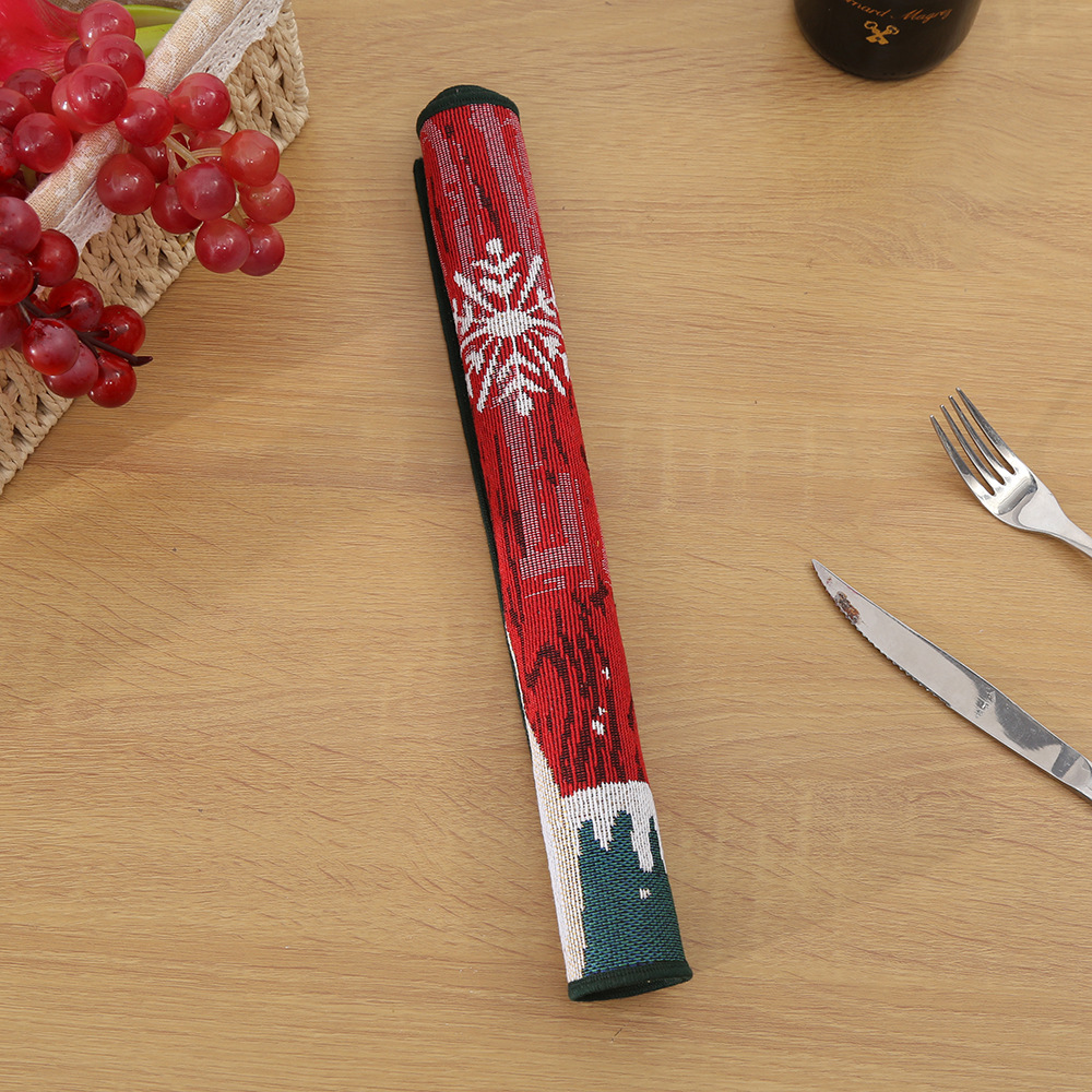 2024 nuevo cojín de Navidad cojín de muñeco de nieve de Navidad cojín de mesa de decoración familiar cojín de mesa de Navidad Jacquard