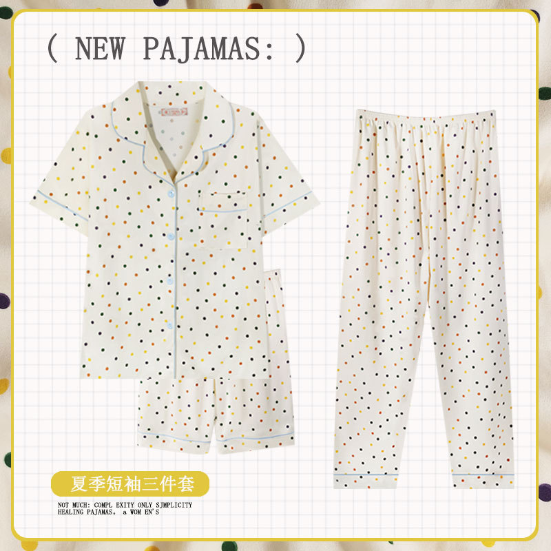 D.M-50 de tres piezas de color de lunares