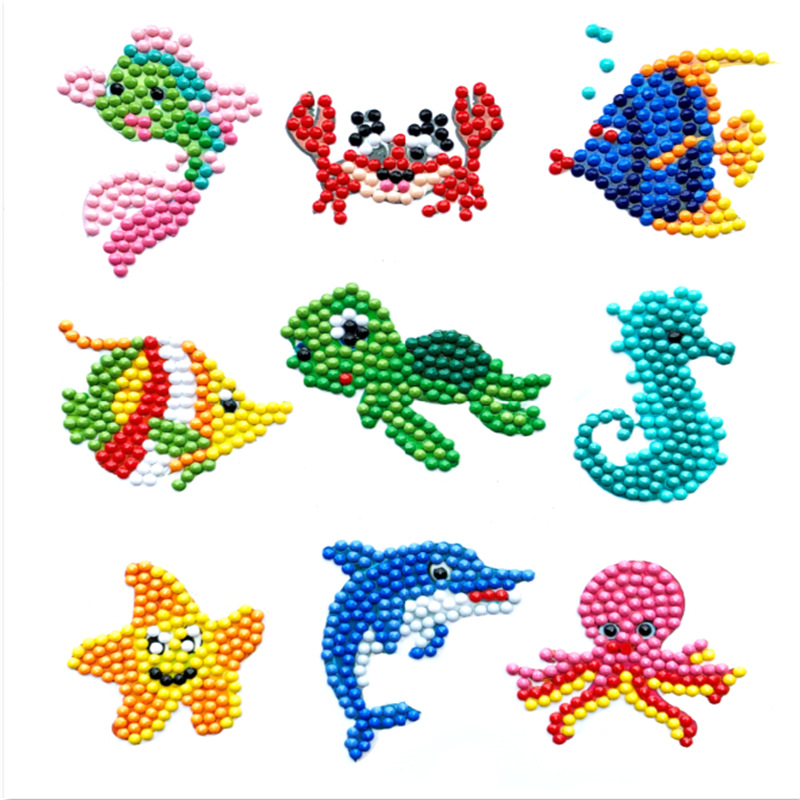 SS003 해양 동물 9 고집 세트