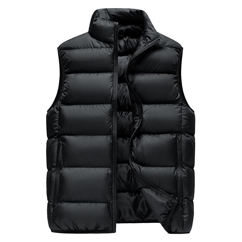 Chaleco masculino otoño y invierno nuevo caballo de algodón plumón clip hombre deportivo de ocio hombro grueso abrigo cálido ropa de hombre transfronteriza