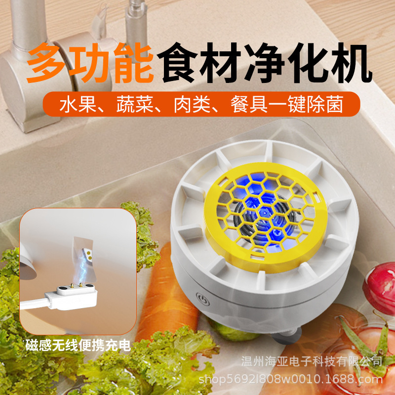 超声波果蔬洗机杀菌去农残蔬菜洗菜机多功能自动食材净化机神器|undefined