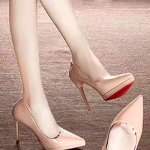 时尚尖头细跟凉鞋2025年春夏季新款小众设计感舒适百搭浅口凉鞋女