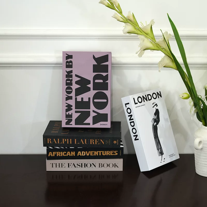 Скандинавские современные реалистичные декорации, книжный шкаф для интерьера