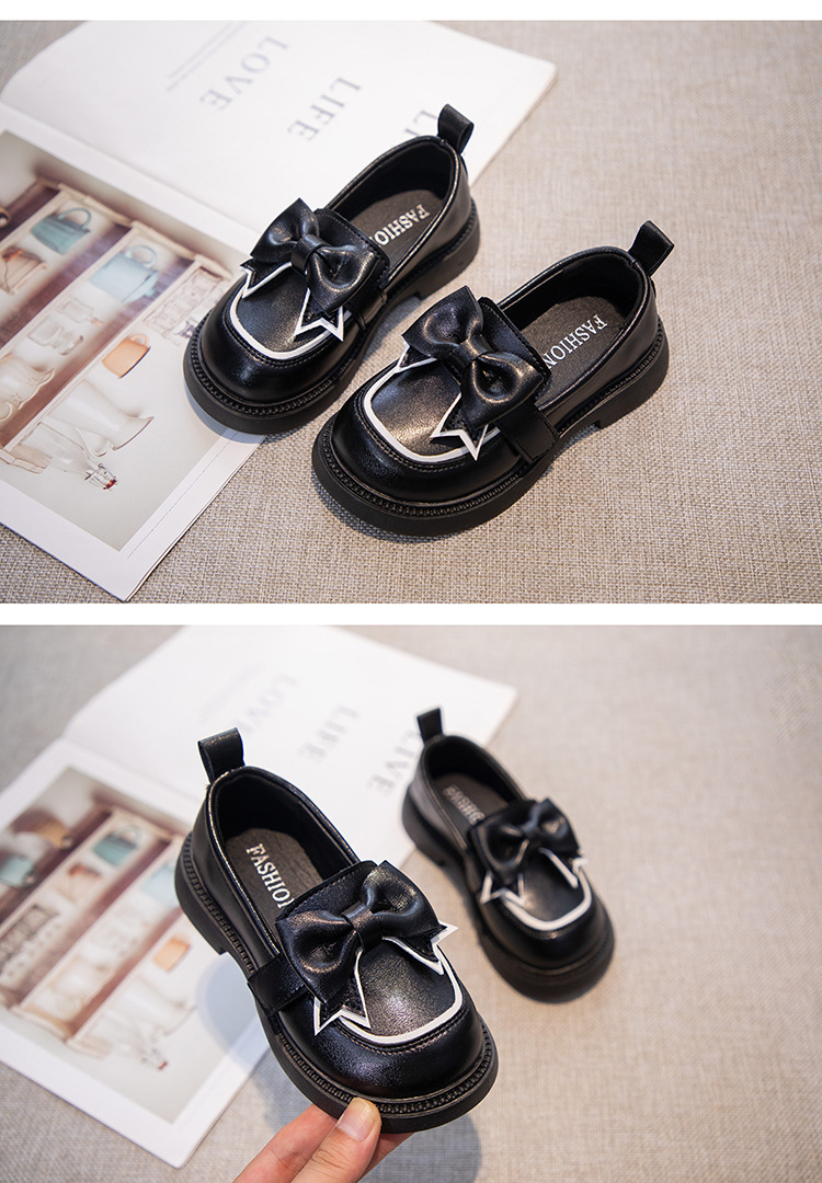 Princess Leather Shoes For Girls With Soft Sole For Spring_voghion.com
