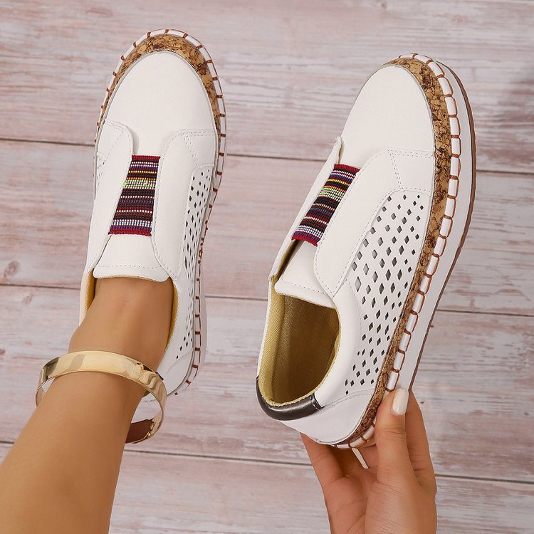 Cross-border plus size casual shoes women's autumn 2024 new European and American style flat casual shoes women's in stock