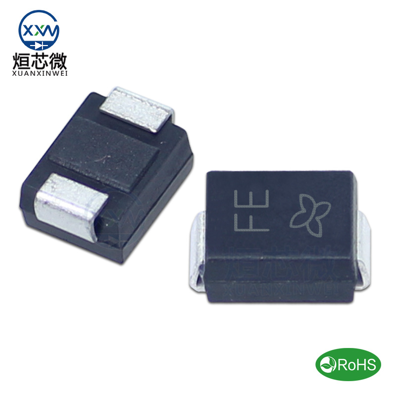 工厂直营SMBJ300CA 丝印FE 双向300V DO-214AA封装 TVS瞬变二极管