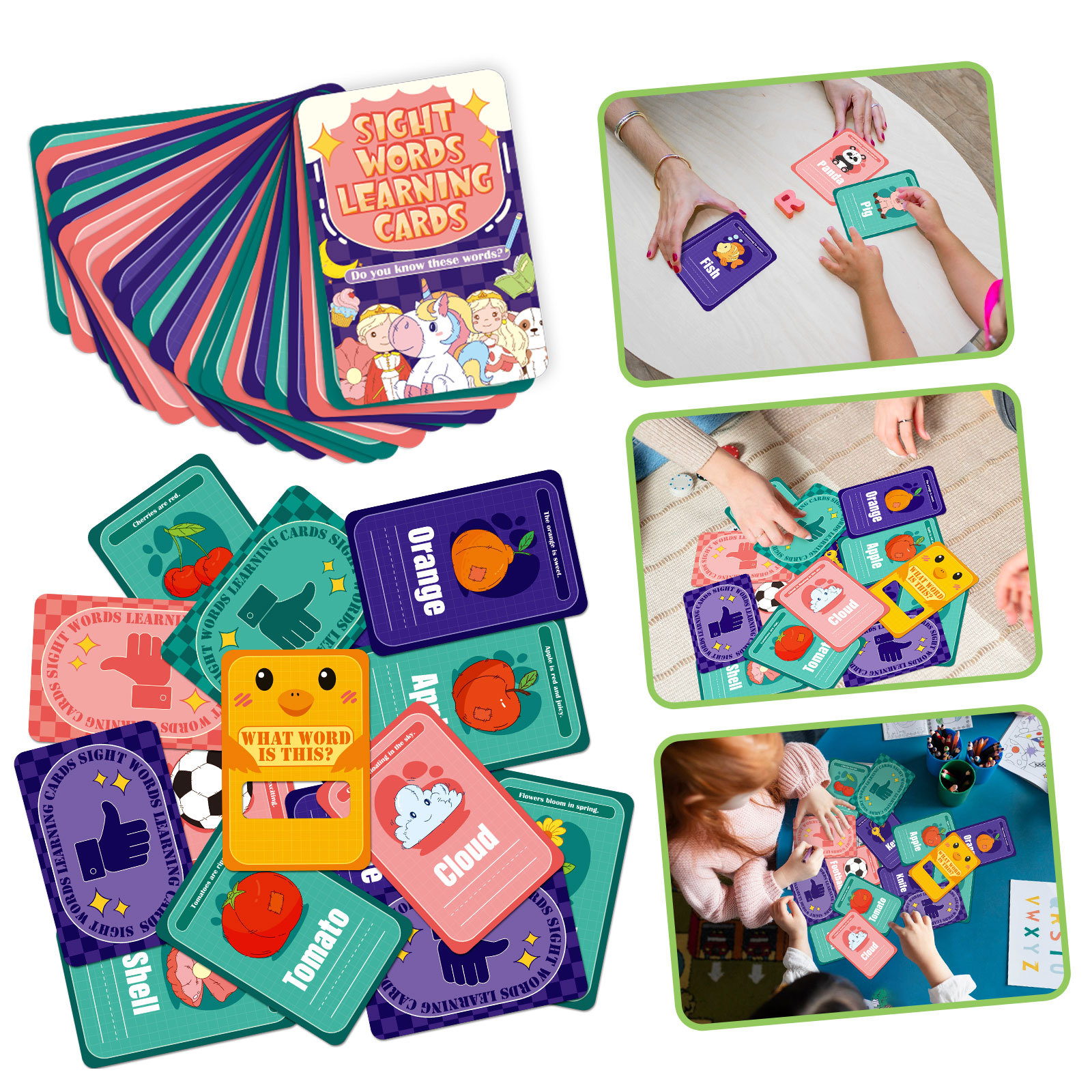 Cognitive Communication Cards For Parent-child Interaction 50 Pcs_voghion.com