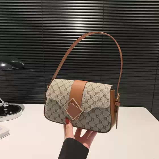Women's Small Square Bag Retro 2024 Vintage Shoulder Handbag Casual Chic