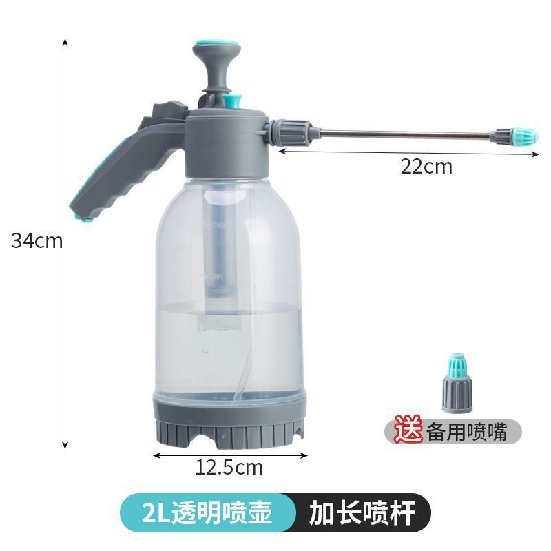 透明3L气压浇花喷壶洒水壶防爆喷壶高压喷雾器喷水壶特厚多功能|undefined