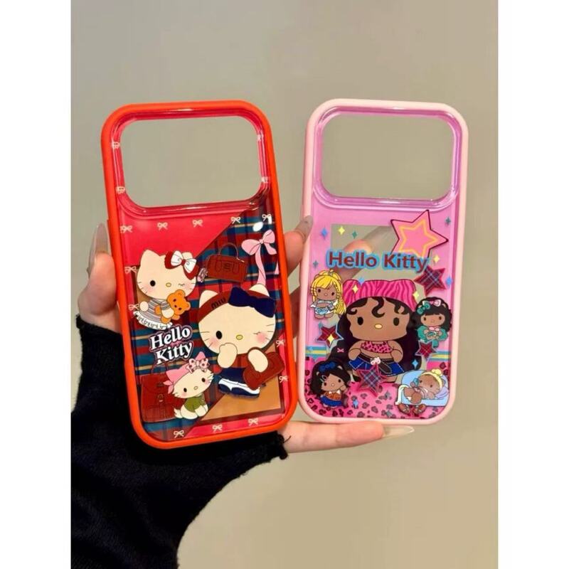 Sweet Cool Style Colorful Star Hollow-Out Cat Design Suitable for iPhone 17 Pro Max Apple 16 Phone Case 15 New Model 14