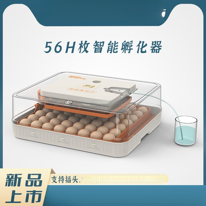 Incubadora de huevos doméstica pequeña automática para mascotas, equipo de cría inteligente para pollo de pollo