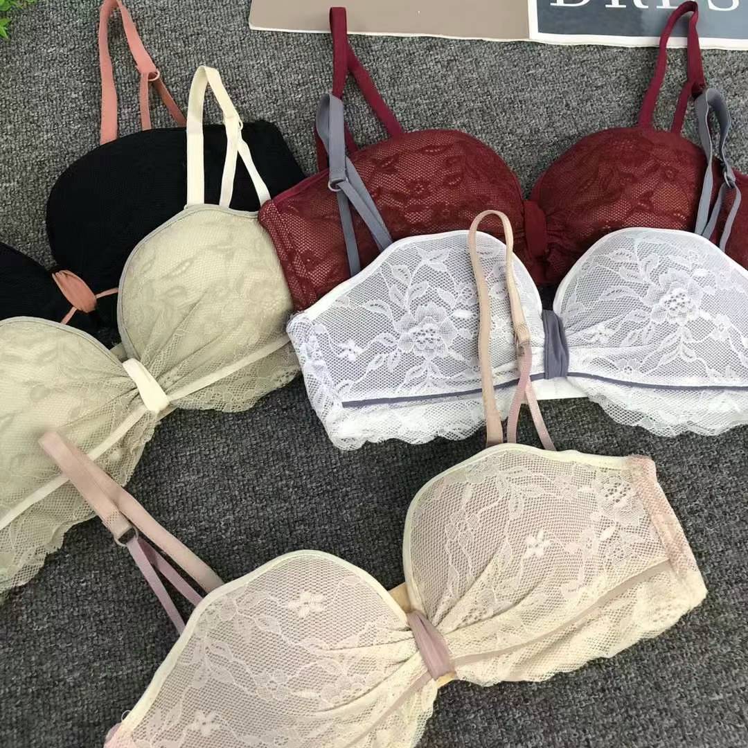 Nuevo sujetador de encaje ajustable, cintura, ropa interior, pecho pequeño, ropa interior cómoda, sujetador al por mayor