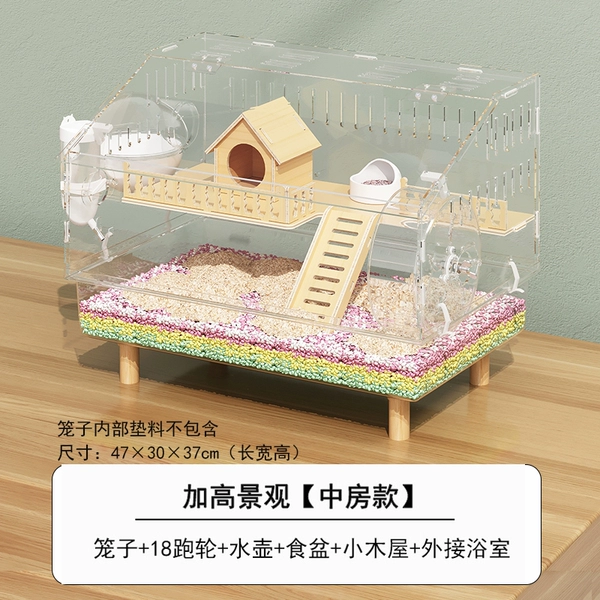 [Pallet upgrade model] 47 logs resistant to chewing - medium room model - transparent₪