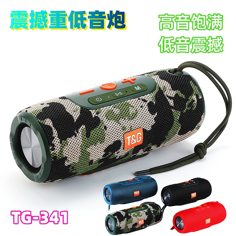 Explosión transfronteriza TG341 altavoz Bluetooth regalo creativo tarjeta portátil USB subwoofer de recolección de dinero