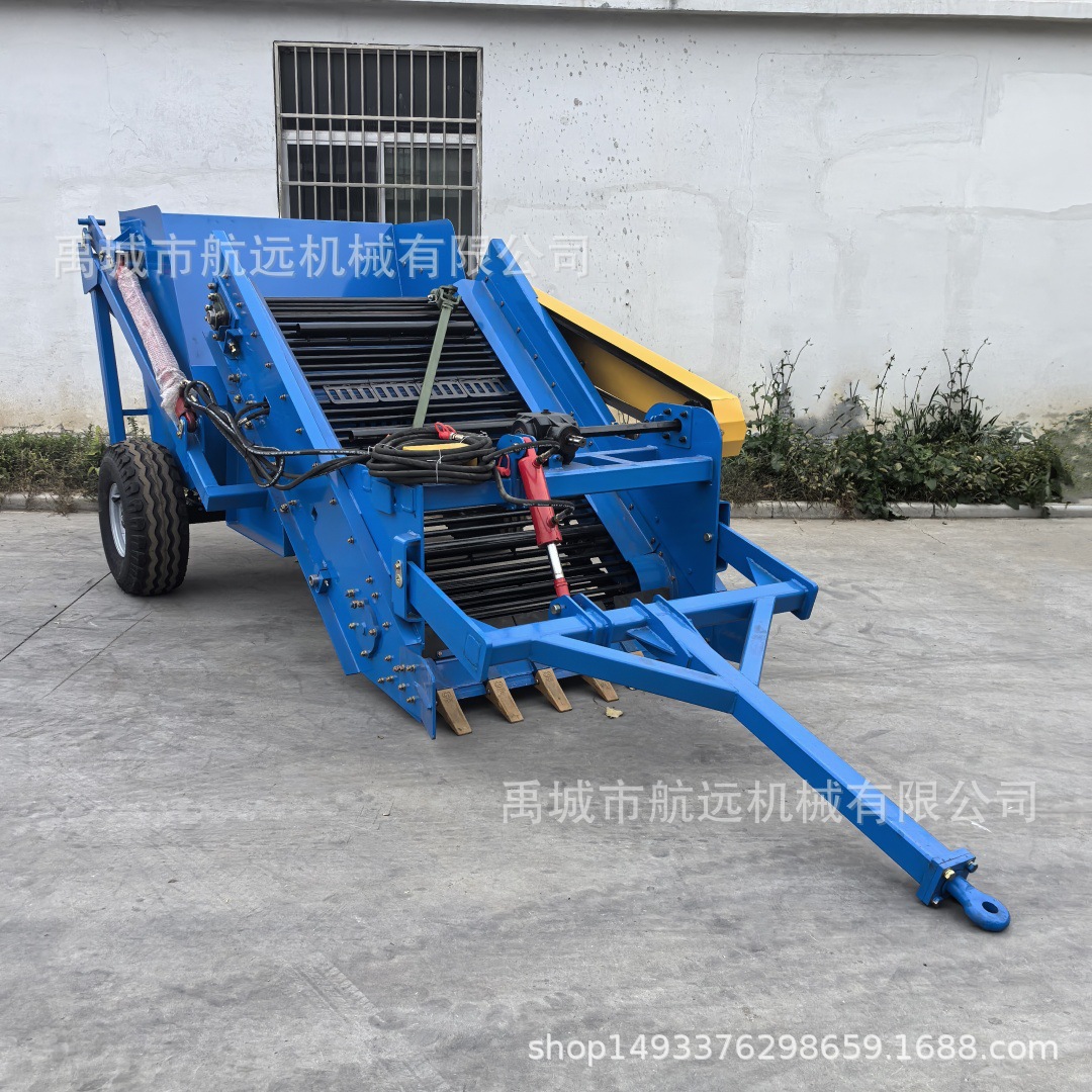 还田复耕地砂石砖头捡石机  加重型1.5米宽的山地石头捡拾清理机