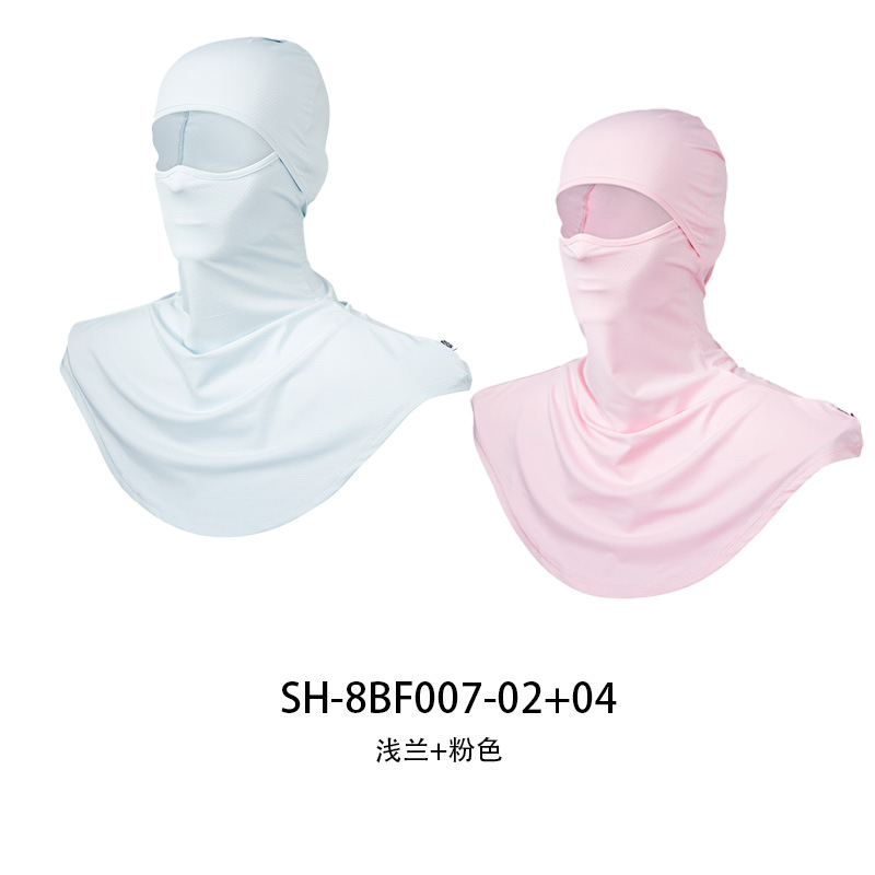 Secado al sol musgo chal cabeza cubierta cara completa transpirable verano trabajo al aire libre pesca pescado motocicleta montar a prueba de sol cubierta de la cabeza