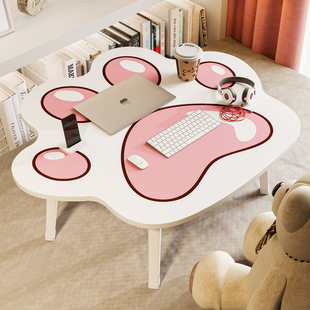 Large Study Table, Small Table, Cartoon Lazy Kidsren's Foldableing Table, Bedroom Bed Desk, Computer Table, Sitting Bay Window