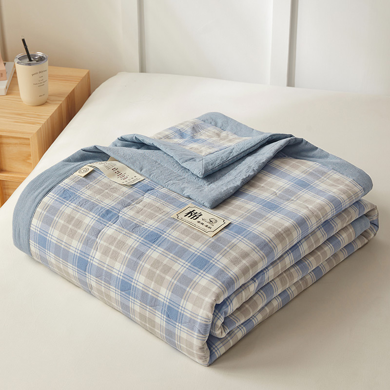 파란색과 노란색 격자 무늬