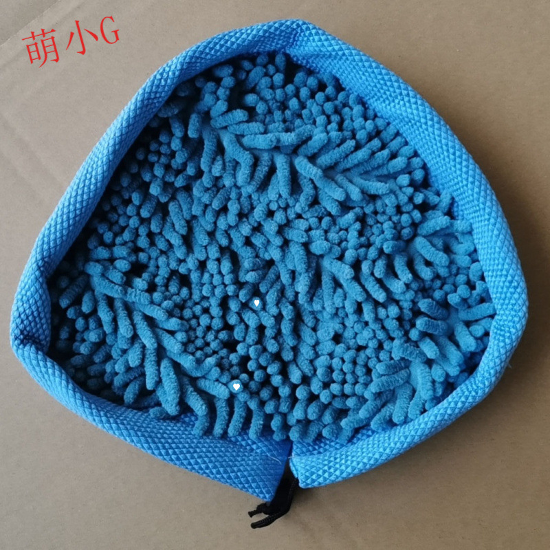 蓝色大雪尼尔三角拖适配H2O H20, VAX S2 Bionaire Steam Mop