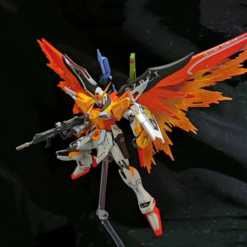 Собранная модель Gundam HG Strike Free Destiny Angel Red Heretic Unicorn, оригинальная меха-фигурка, игрушка