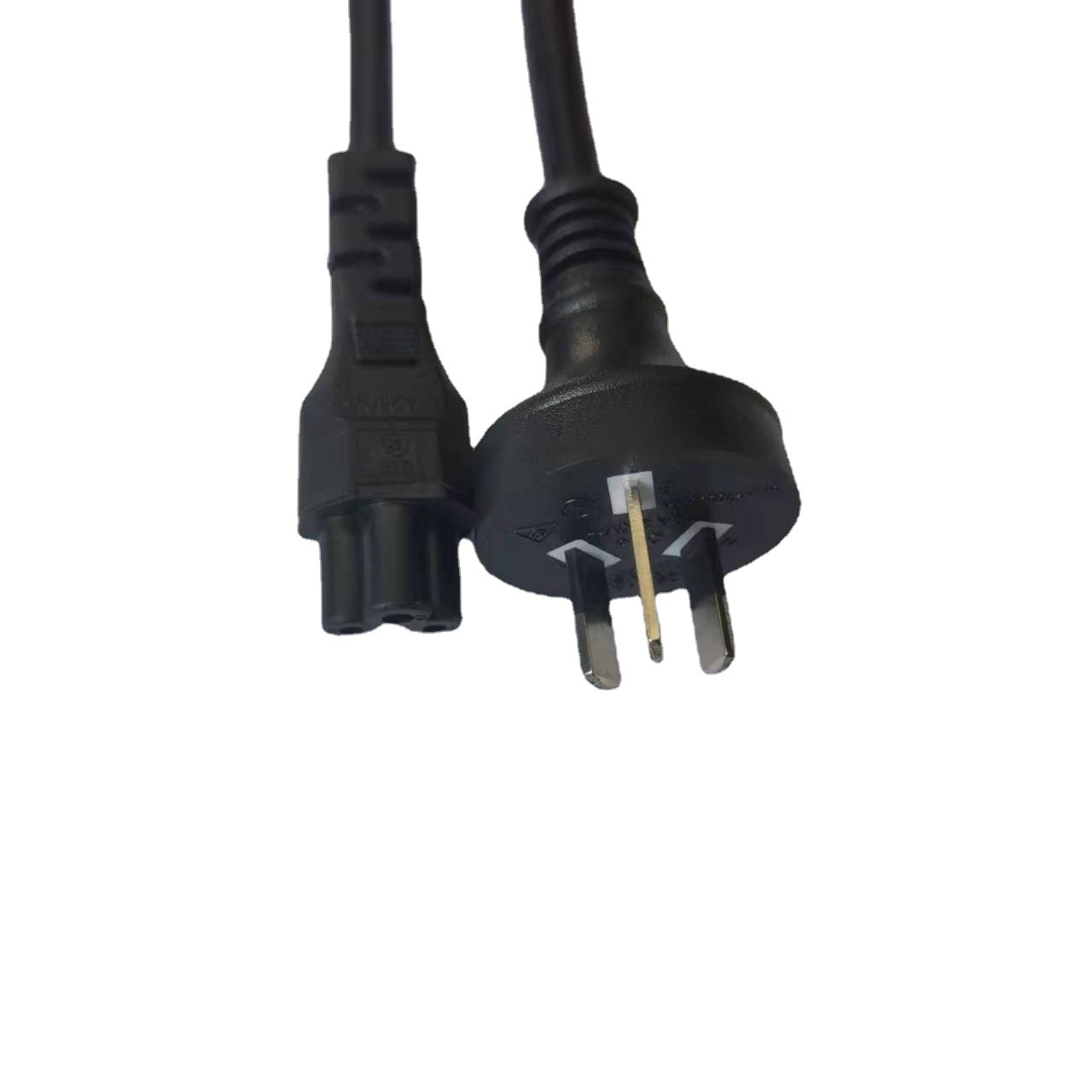 供应三芯澳标SAA梅花尾米老鼠 笔记本电源线插头 三芯1.0平方