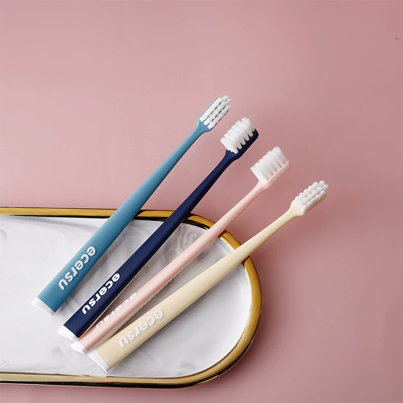 Взрослые бытовые силиконовые ручки десны мягкая зубная щетка серебряные ионы антибактериальные шелковые зубные щетки 4 оптовая продажа