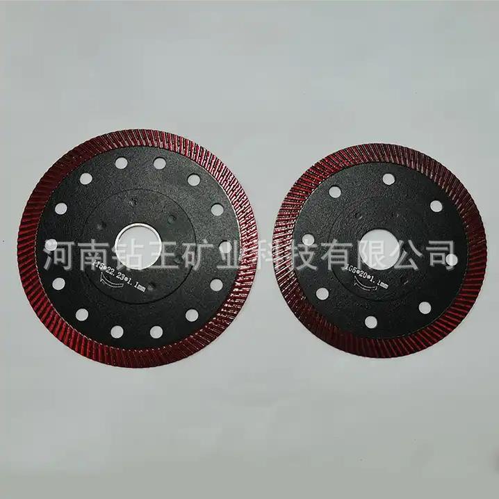 125超薄瓷砖切割片金刚石锯片厂家陶瓷玻化砖干切湿切倒角器专用