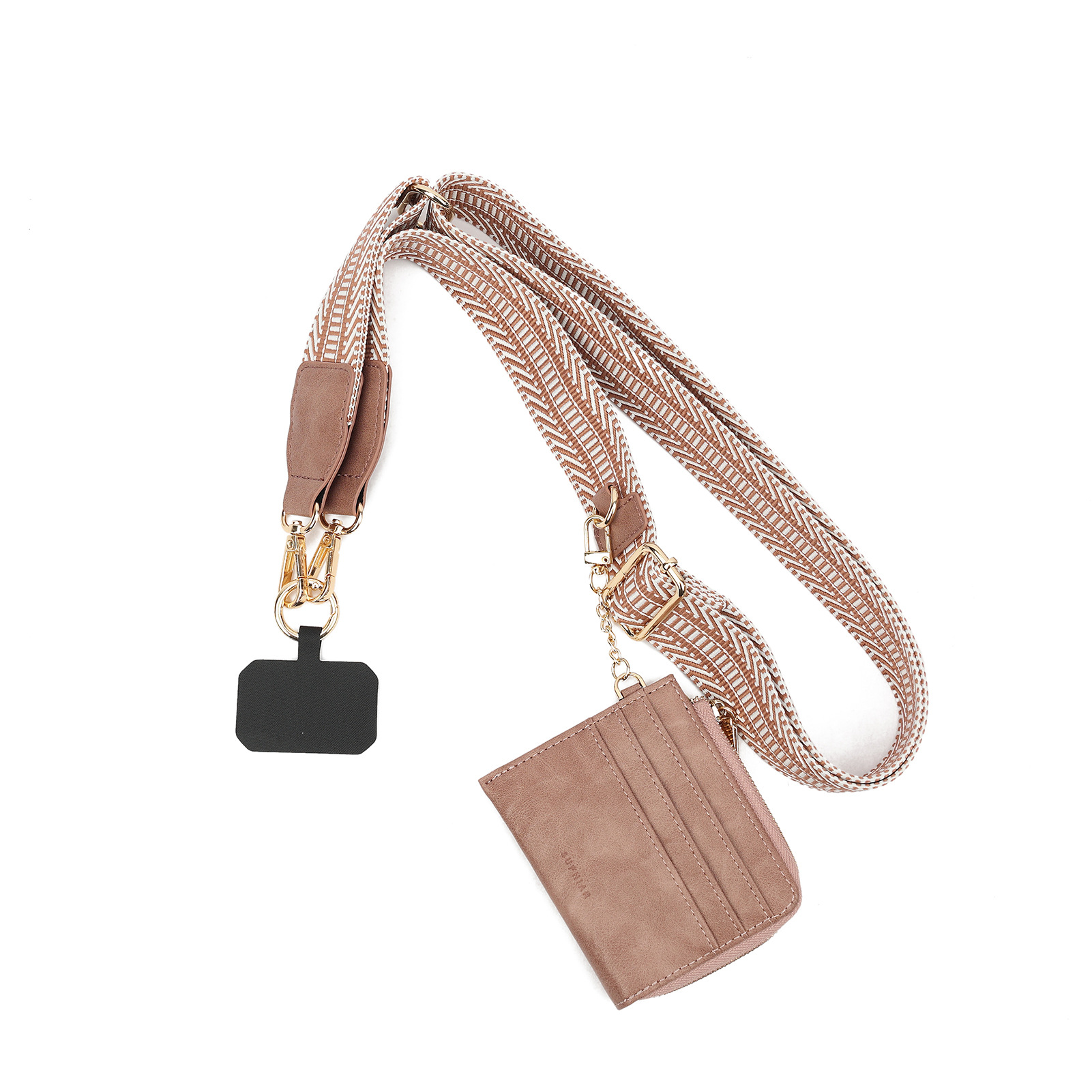 Cuello al por mayor cuerdas móviles de diseño de alta calidad accesorios de bolsas correa de hombro ajustable de alcance inclinado para evitar la pérdida de artefactos