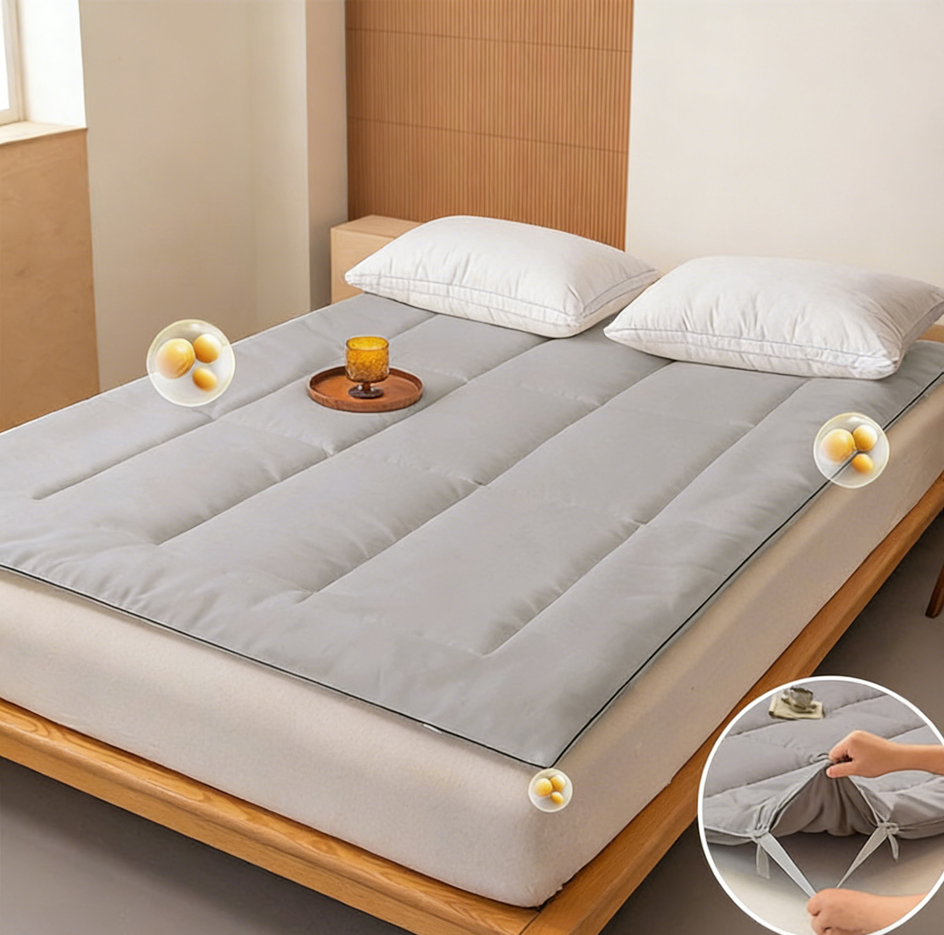 【A급】 회색 두께 약 3cm 콩 모양