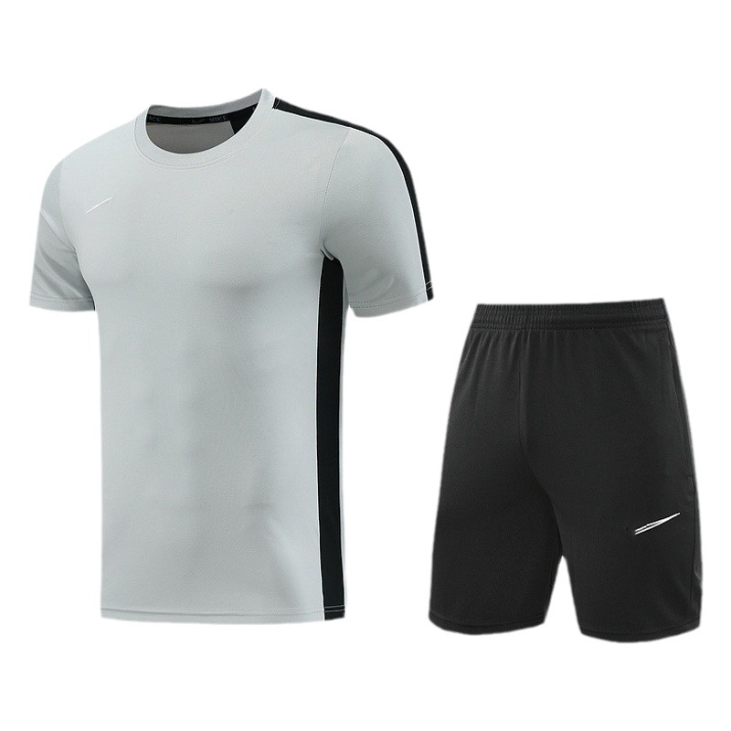 AD pantalones con cremallera de manga corta shorts Zipper traje de entrenamiento pantalones fútbol comercio exterior verano trainning